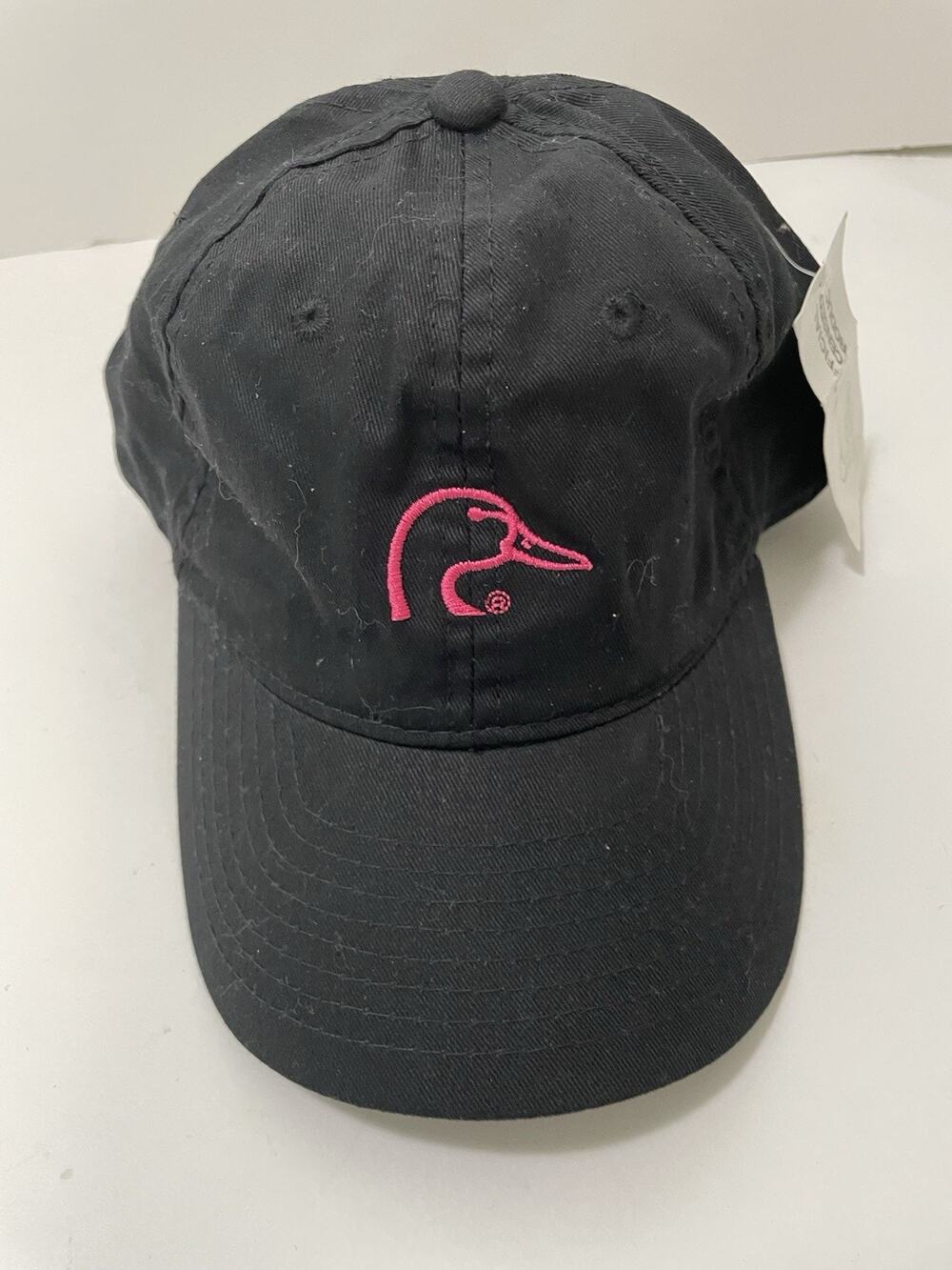 Ducks Unlimited Hat Cap Pink Embroidered Logo Adjustable Black Strap Back NWT